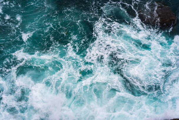 Ocean waves of stunning beauty. Concept: pacification, element, peace - Fotoğraf, Görsel