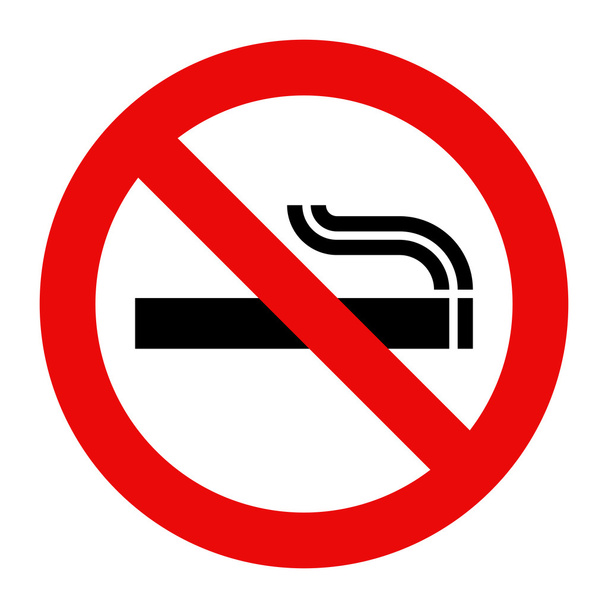 Tilos a dohányzás - Vektor, kép