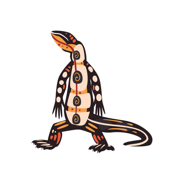 lizard indigenous animal - Διάνυσμα, εικόνα