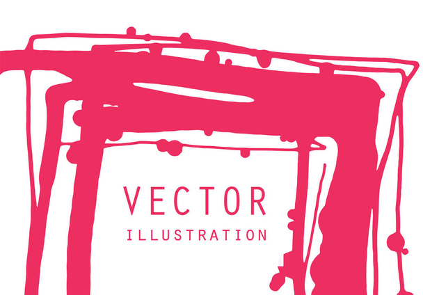Artistic creative universal cards. Hand Drawn textures. Japanese style. Design for poster, card, placard, brochure, flyer Vector Illustration. - Vektor, obrázek