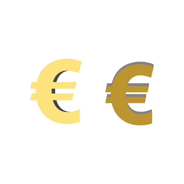 евро деньги вектор иконка рисунок шаблон дизайна - вектор - Вектор,изображение