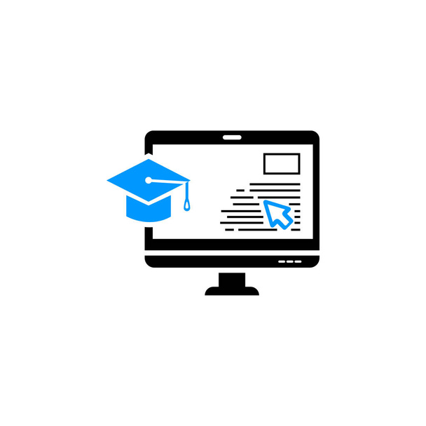 Online education and business seminar icon - Vector, Image