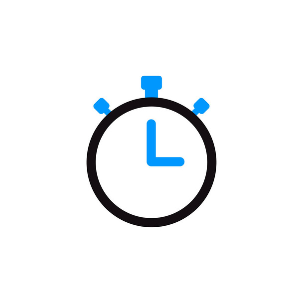 creative time and watch icon vector - Vector, Image