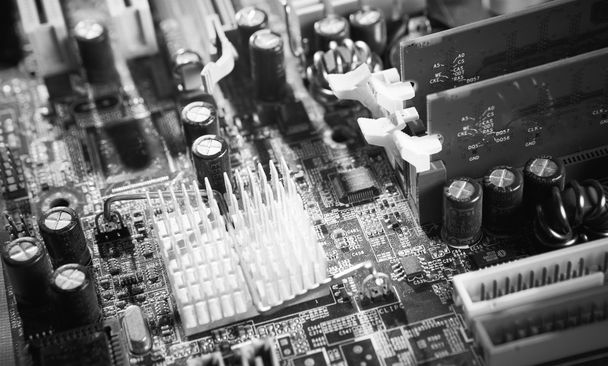 Computer motherboard - Фото, изображение