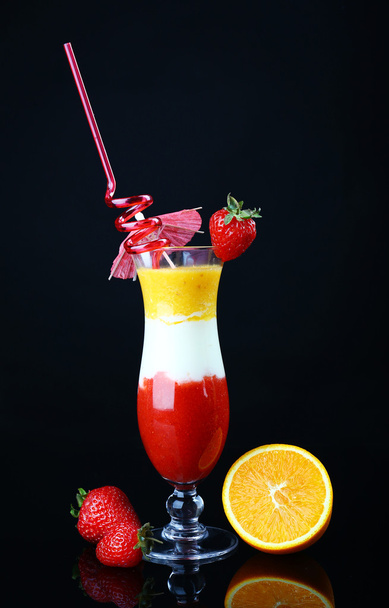 Delicious fruit smoothie - Foto, Imagem