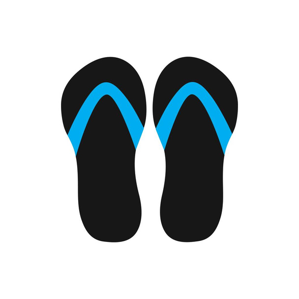 flip flop and Slippers isolated icon vector trendy illustration design template - Vettoriali, immagini