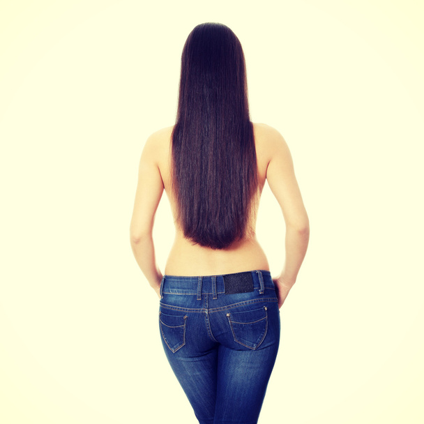 Woman with long hair - Zdjęcie, obraz