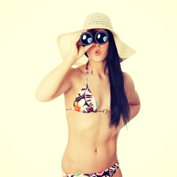 Summer young woman in bikini - Photo, Image