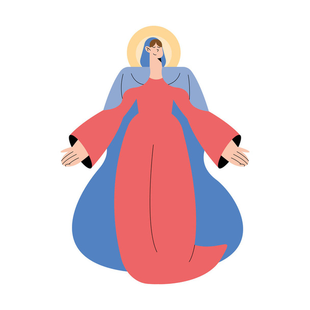 Успение Девы Марии - Вектор,изображение