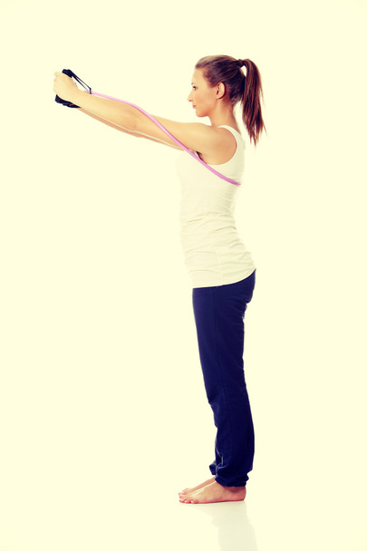 Woman doing exercise - Valokuva, kuva