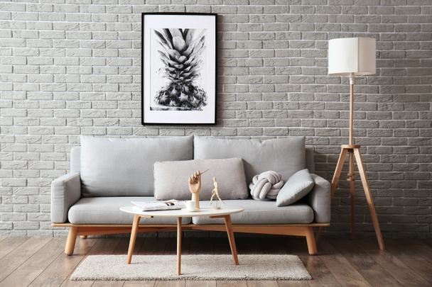 Interior of stylish living room - Valokuva, kuva