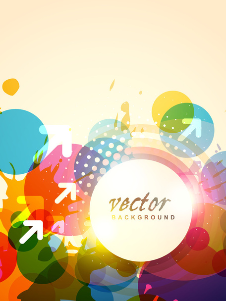Vector colorful eps10 abstract design background - Вектор,изображение
