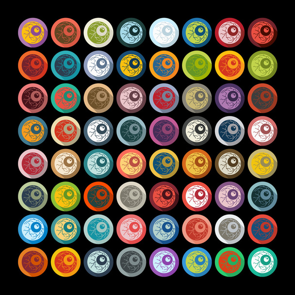 Conjunto de iconos oculares
 - Vector, Imagen