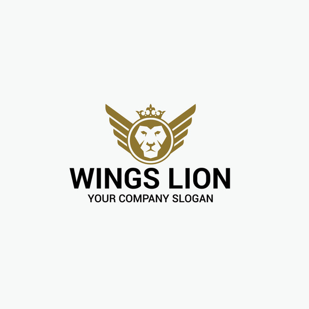 Lion Logo Template Design Vector - Vettoriali, immagini