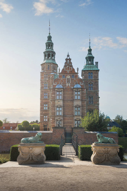 Zamek Rosenborg - Kopenhaga, Dania - Zdjęcie, obraz