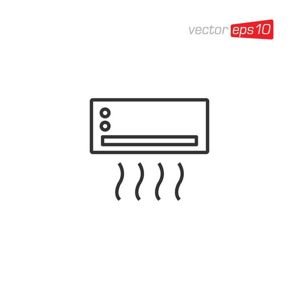 Klimaanlage Icon Design Vector - Vektor, Bild