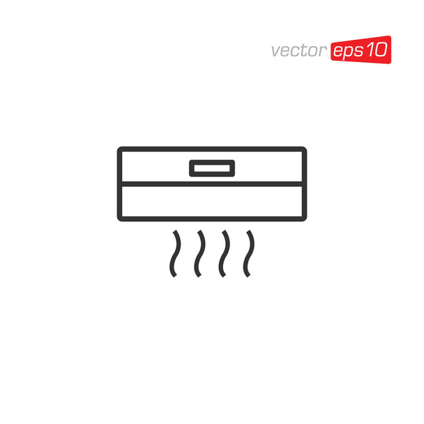 Légkondicionáló ikon tervezési vektor - Vektor, kép