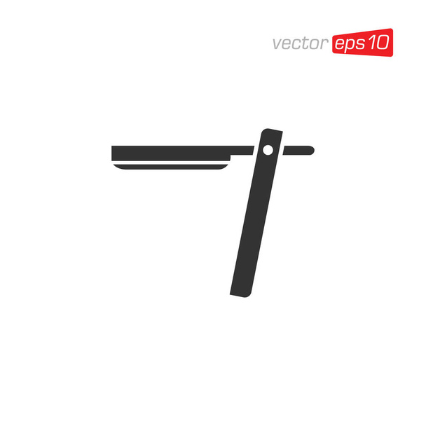 Barbería Icono Logo Diseño Vector - Vector, Imagen