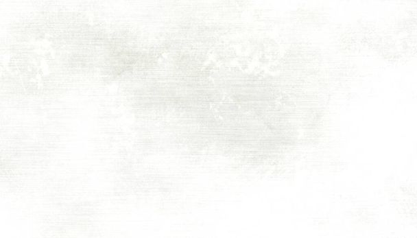 Pintura de fundo aquarela branca com linhas riscadas e escovadas textura, papel grunge angustiado e marmóreo, pergaminho vintage vazio cinza e branco macio - Foto, Imagem