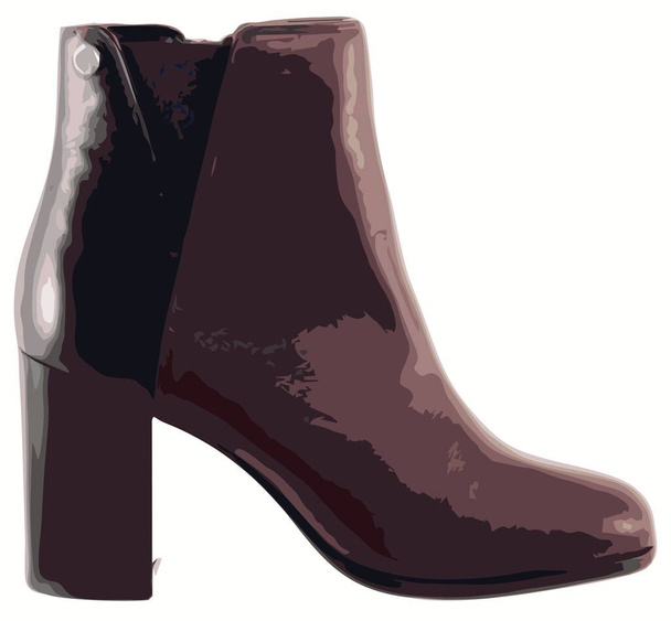 Women's high-heeled boots - Vector, Image