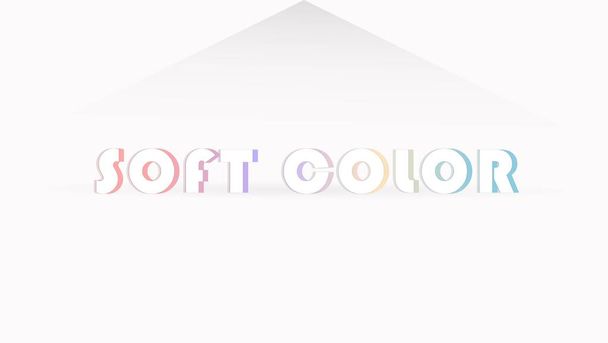 3D Soft Color, таблица "Эффект", шаблон дизайна "Красочный гравитационный эффект" - Вектор,изображение