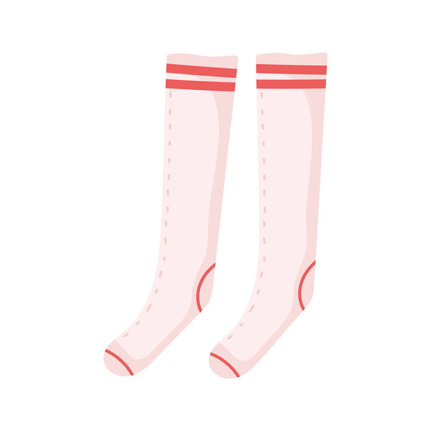 довгі шкарпетки одяг
 - Вектор, зображення