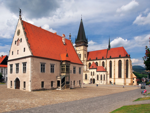 Basilica ja kaupungintalo, Bardejov, Slovakia
 - Valokuva, kuva