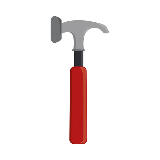 hammer tool work - Διάνυσμα, εικόνα