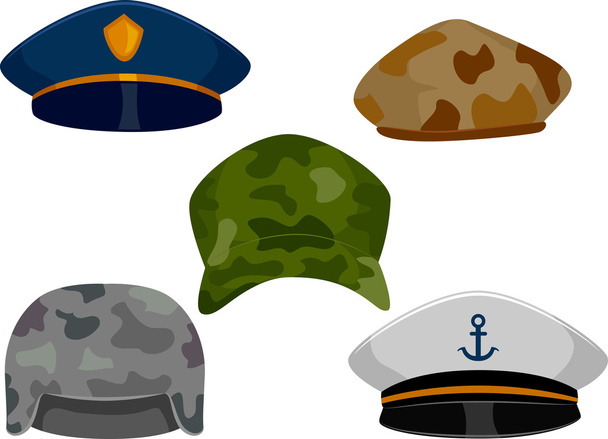 Military Hats - Photo, Image