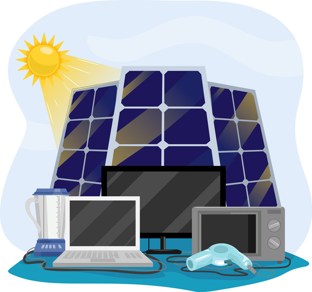 συσκευές που χρησιμοποιούν την ηλιακή ενέργεια - Φωτογραφία, εικόνα