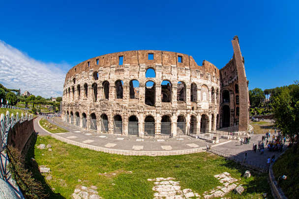 Colosseum during spring time, Rome, Italy - Photo, Image