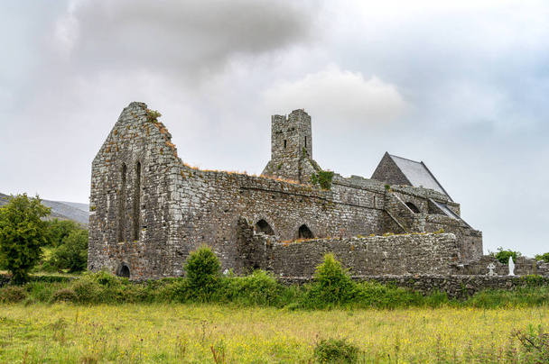 The ruins of Corcomroe Abbey in County Clare Ireland - Photo, Image