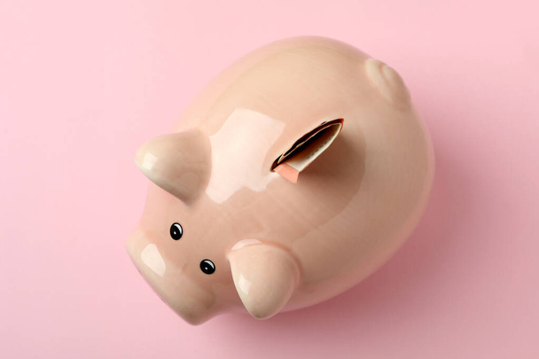 Conceito de finanças e economia com o Piggy Bank - Foto, Imagem