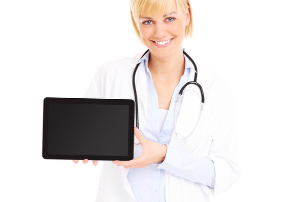 Young doctor with tablet - Foto, immagini