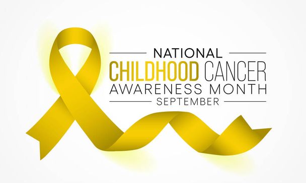 Childhood Cancer awareness month (CCAM) is observed every year in September to recognize the children and families affected by cancers. Vector illustration - Vector, Image