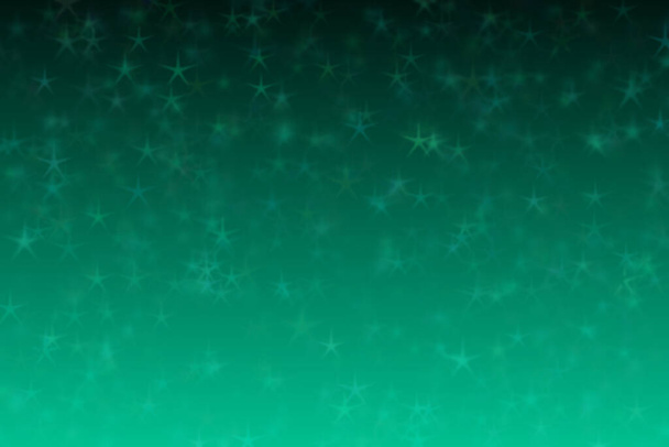 Абстрактный красивый гармонический фон с оттенками зеленого и синего цветов и узорами в форме звезды. - Фото, изображение