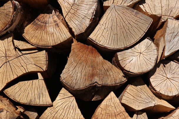 Montón de troncos de madera. textura o fondo sin costuras
 - Foto, Imagen