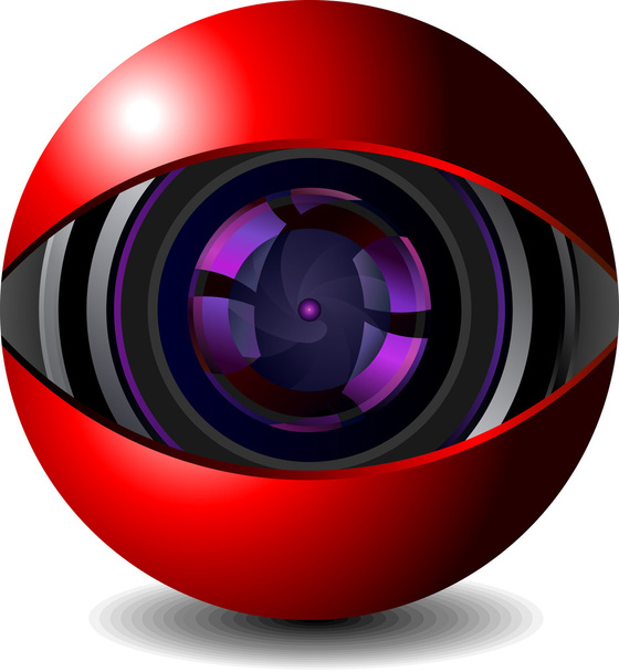 digitális webcam ikon - Vektor, kép