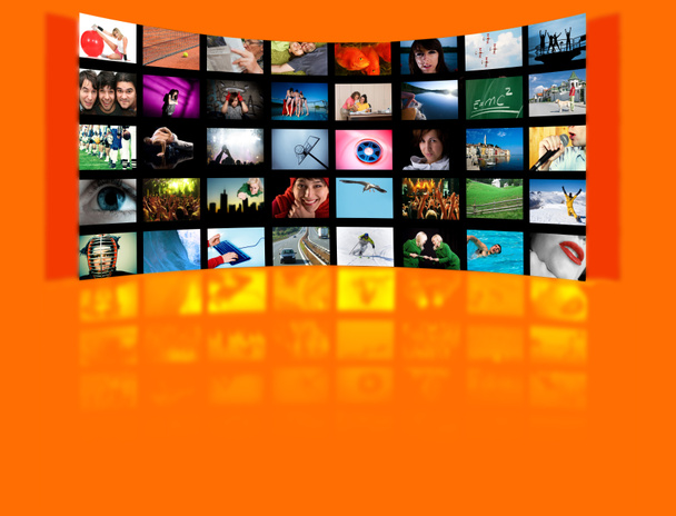 koncepcja technologii produkcji tv HD - Zdjęcie, obraz
