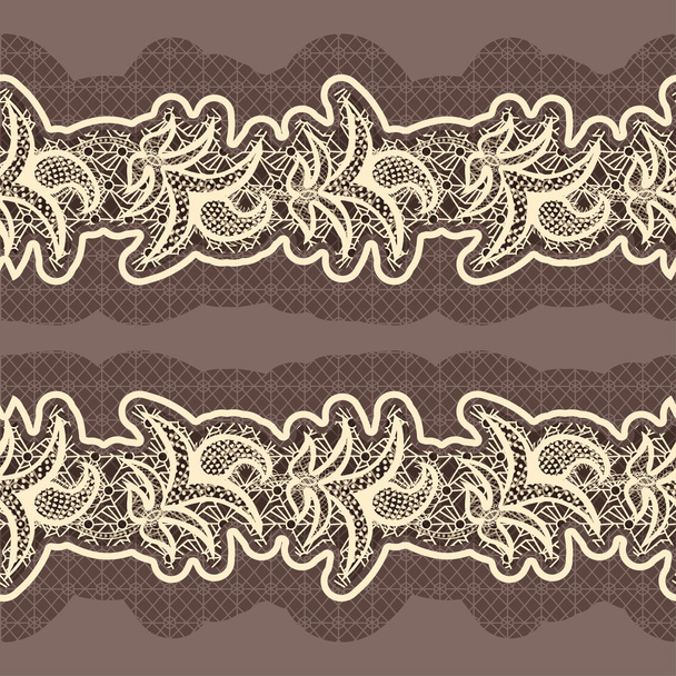 pattern with lace - Vector, Image