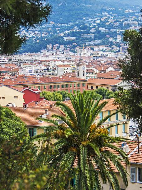 Nice, France, on July 1, 2011. View of Nice. View from a high point - Photo, image