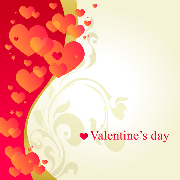 White valentine's day card - Vector, Image