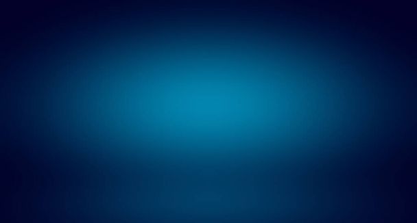 Resumen Gradiente de lujo Fondo azul. Smooth Azul oscuro con vignette negra Studio Banner. - Foto, Imagen