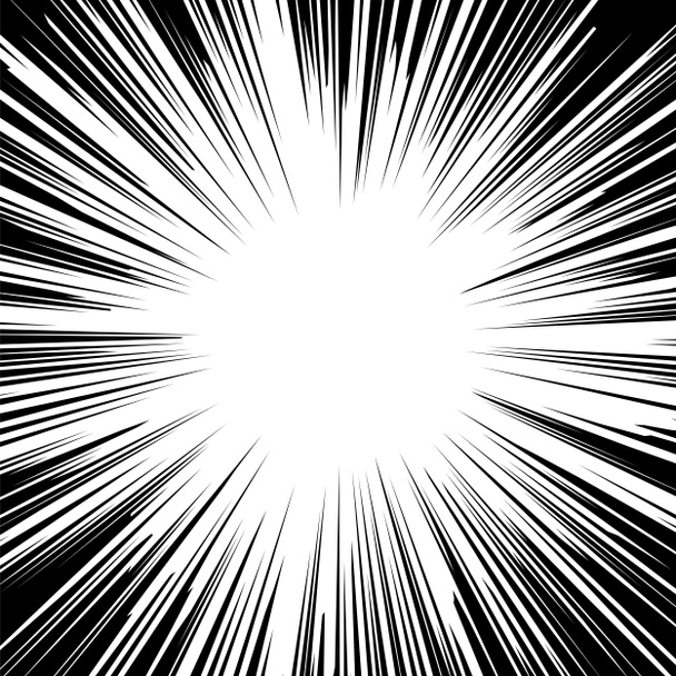 Explosión blanca Flash, Explosión de dibujos animados, Explosión estelar - Foto, imagen