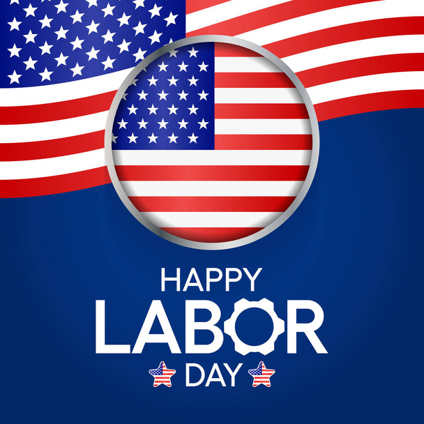 Labor Day in the United States of America is observed every year in September, to honor and recognize the American labor movement and their works and contributions. Vector illustration - Vector, afbeelding