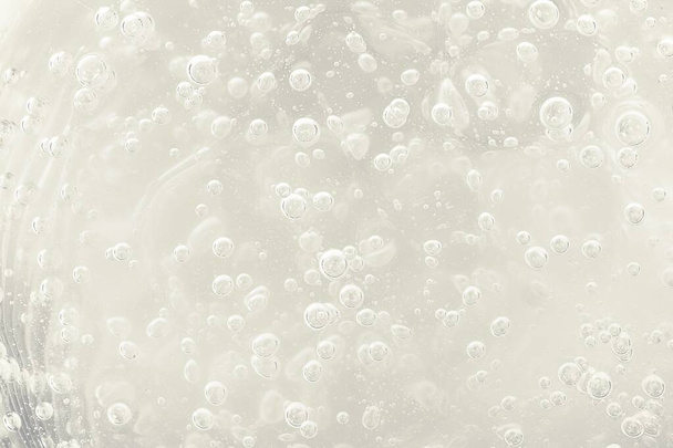 Mockup of natural background: Isolated beautiful liquid with bubbles - Photo, Image