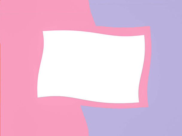 Puha pasztell háttér rózsaszín lilák formájában egy keret hely beillesztésére szöveg gradiens hatású. - Fotó, kép
