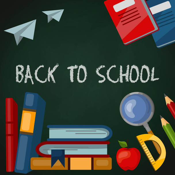 Back to School, New School Year Start - Vector illustration - ベクター画像