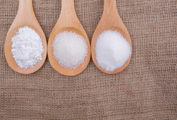 Variété de sucre blanc
 - Photo, image