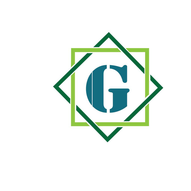 litera G logo ikona projektowania elementów szablonu dla aplikacji lub tożsamości firmy - Wektor, obraz
